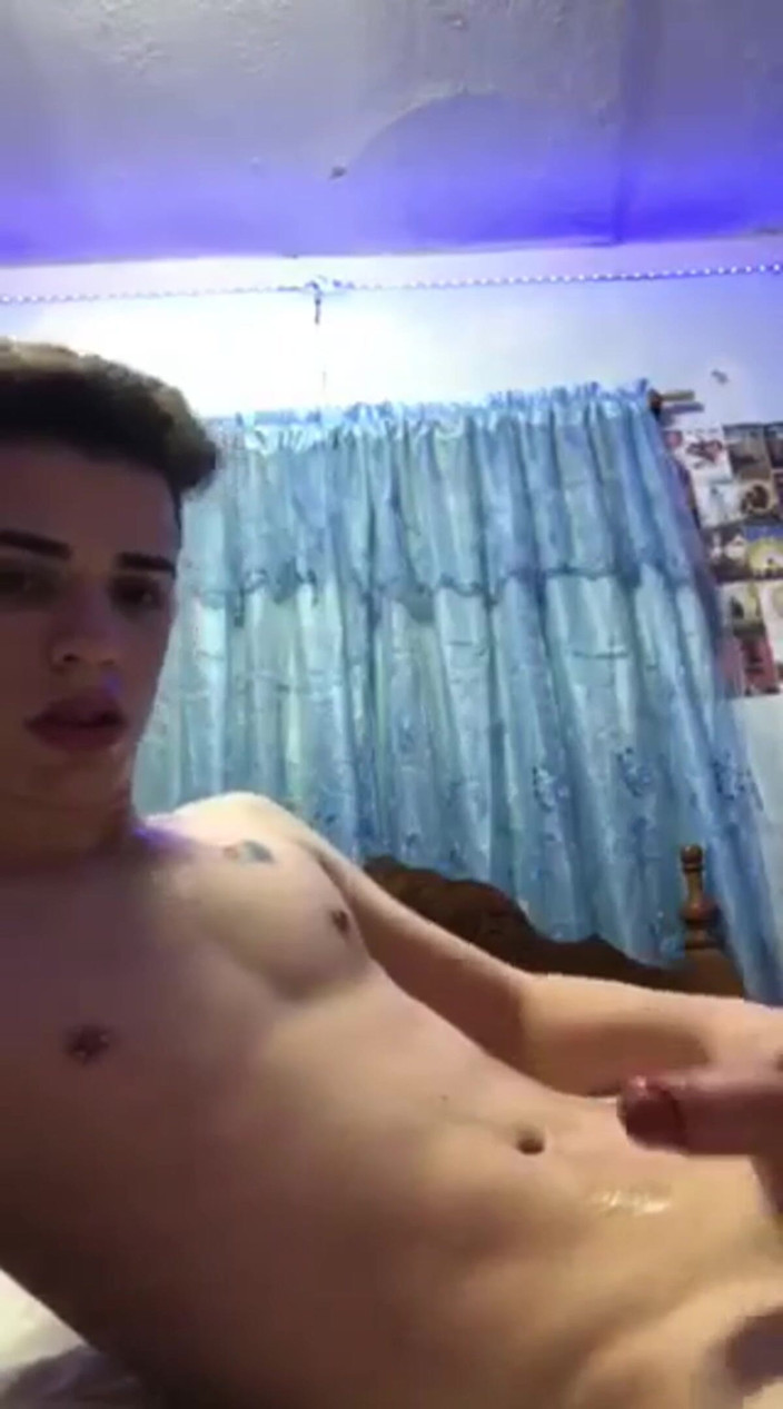 Rent A Gay Productions: Cuban Teen Cumshot Himself in His Mouth