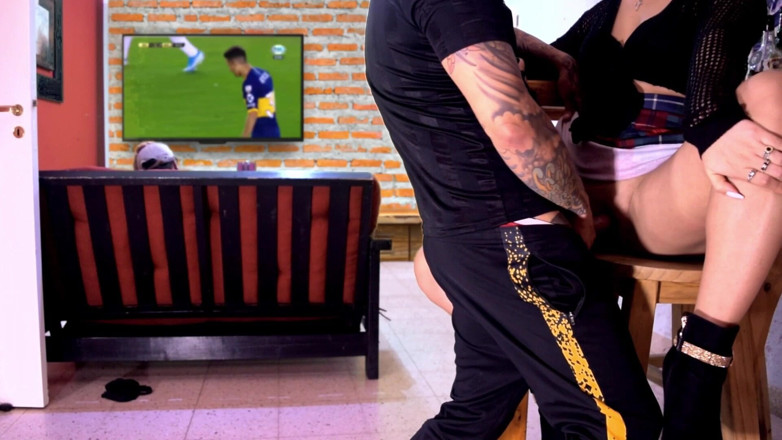LadyRoma: My Husband Watches the Football Game While I Fuck with...
