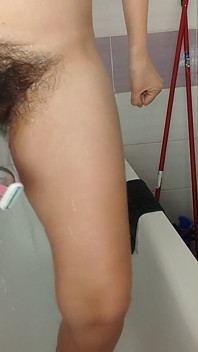 Sexy Amateur Wife Shaving Her Hairy Pussy. Hairy Pussy Wife, Big Ass, Big Tits.