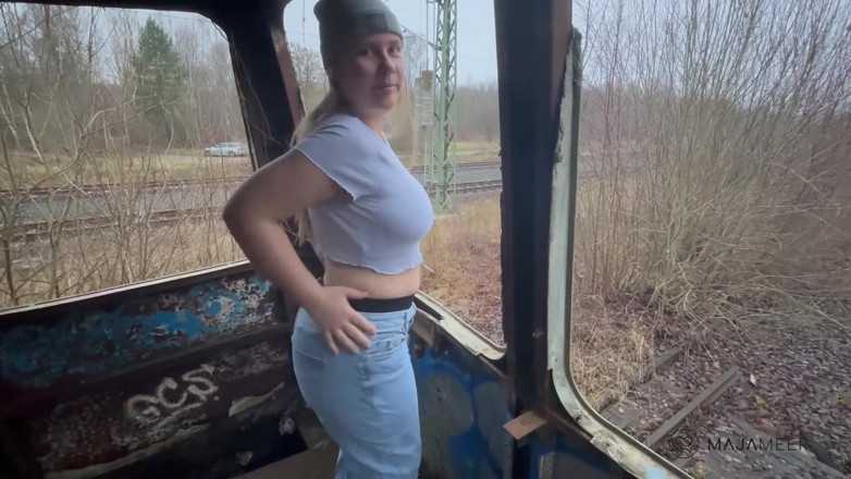 Maja Meer: He and I in the Abandoned Place... and My T-shirt...