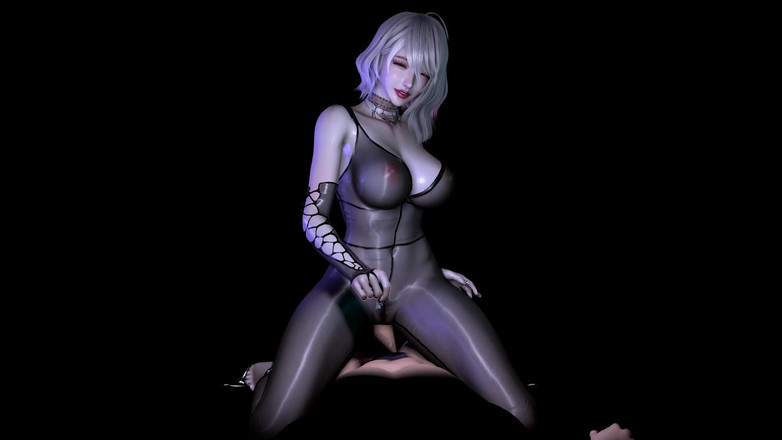 Why fuck so hard: Si jalang Asia berambut pendek 3d memakai pakaian dalam seksi dikongkek...