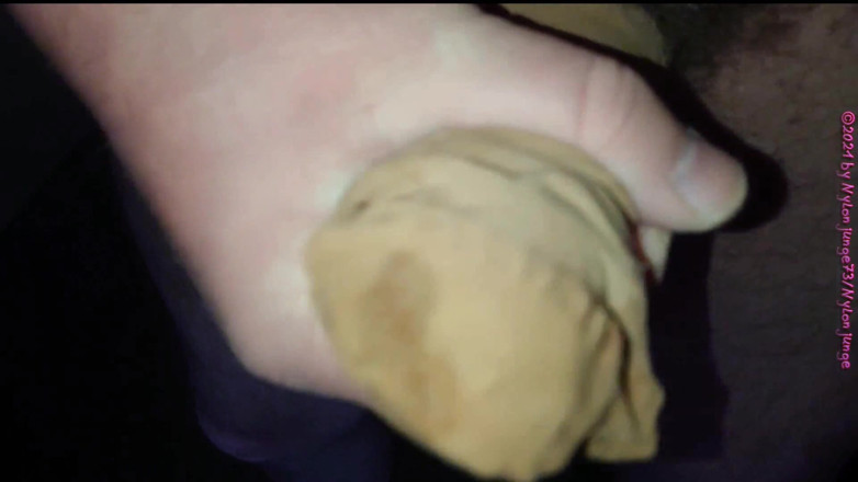Carmen_Nylonjunge: Wanking nylon cock in porn