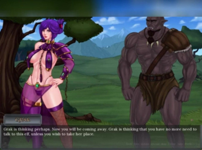 3DXXXTEEN2 Cartoon: Sabia bevrijdt een elf-Mage. 3D porno tekenfilmseks