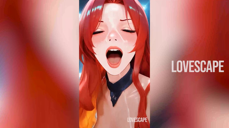 Lovescape: Bellezza hentai scopata in gang da fratelli della palestra strappati