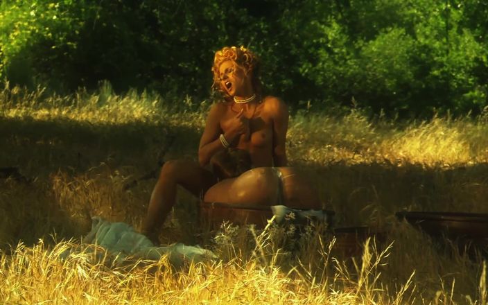 FapFlare: Dominica Leoni и Lauren Phoenix трахают пальцами и лижут мокрые киски друг друга на улице