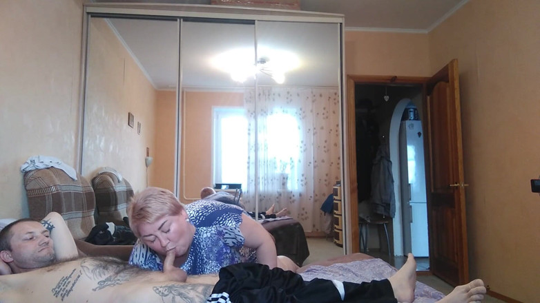 Zona901: Mother-in-law makes a blowjob then sex in different posses 1