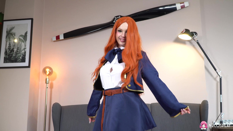 Nu Cosplay: Arielka Is Back as a Horny Redhead Student