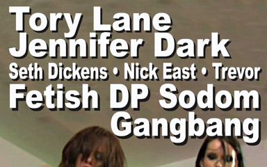 Edge Interactive Publishing: Jennifer Dark и Tory Lane и Nick East и Seth Dickens и Тревор Томпсон: фетиш, двойное проникновение, анал, анал в анале