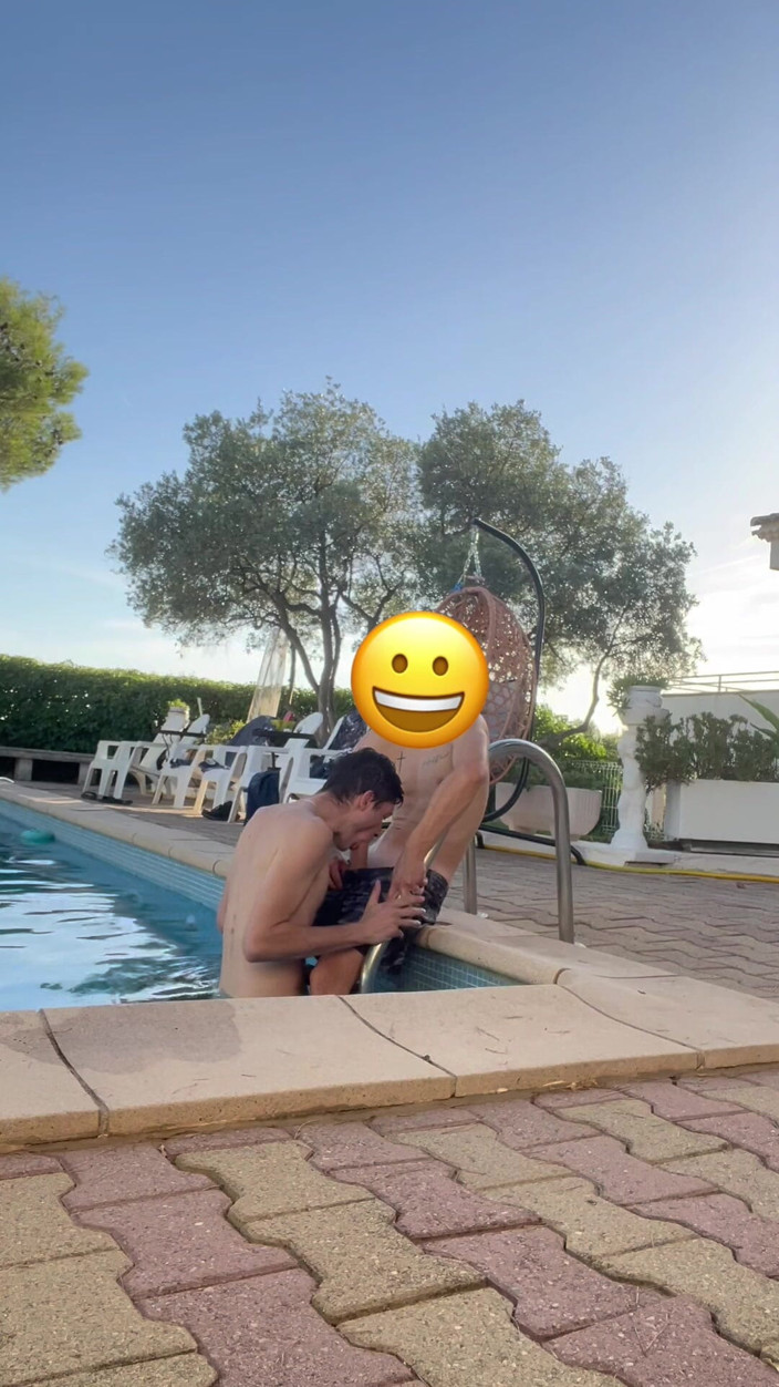 Gabriel Loma: Pool Party and Fun on the Staircase