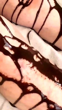 Ik werd meegesleept met de chocolade tijdens het maken van paaseieren