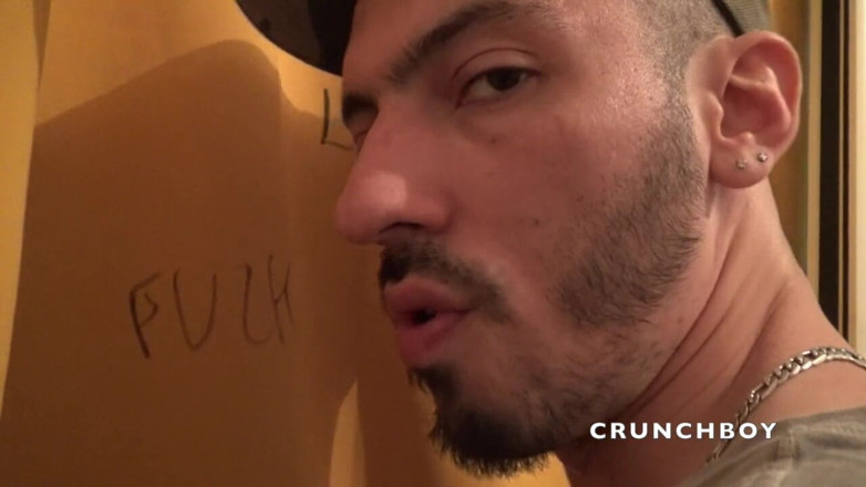 CREAMPIE SESSION IN JOCKSTRAP: Fucked barebakc in jockstrpa by straight boy