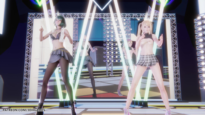 3D-Hentai Games: [MMD] Striptis seksi Marie Rose Tamaki Doa Hentai tanpa ditapis 4K 60fps