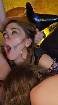 Big Halloween Orgy in a Creepy Bar (anal & Wet)
