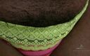 ATK Hairy: Hairy and black Chocolate changes her lingerie