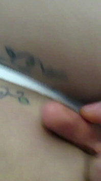 Fingering the ass and pussy of my roommate while her husband is working