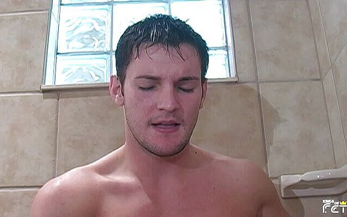 Gay Diaries: Handsome guy takes a shower and gets his dick sucked...