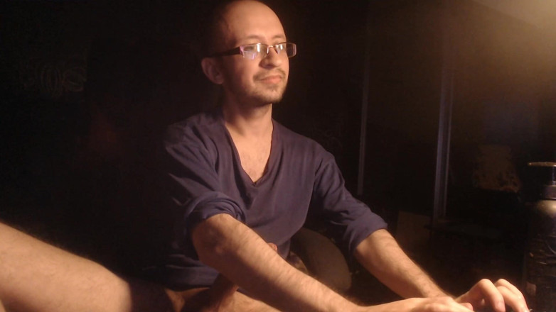 Alex Metallov: Horny Funny Guy Jerking Big Cock on Webcam