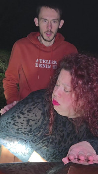Little Bitch Getting Fucked in the Middle of the Forest in the Night