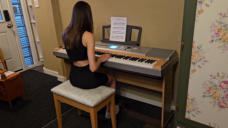 Amelia Amour: Piano Student Fucked by Teacher