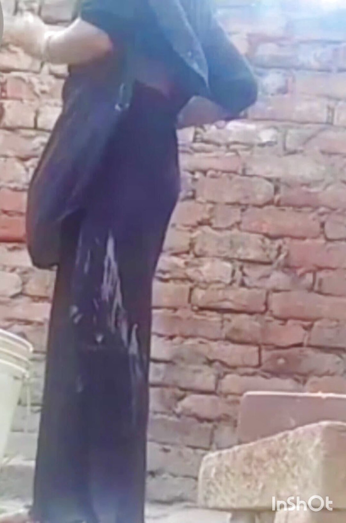 TricolorMusic3: Gorąca Desi dziewczyna poszedł kąpać się po pracy domowej, sąsiad...