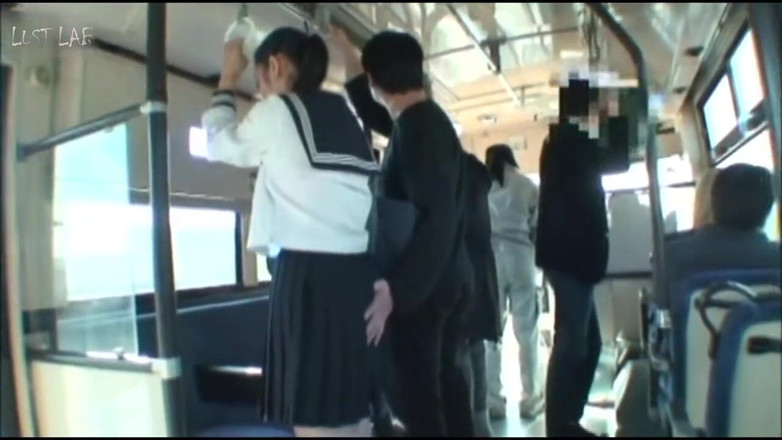 Lust JAV lab: Geheime freuden entfaltet sich im bus -1