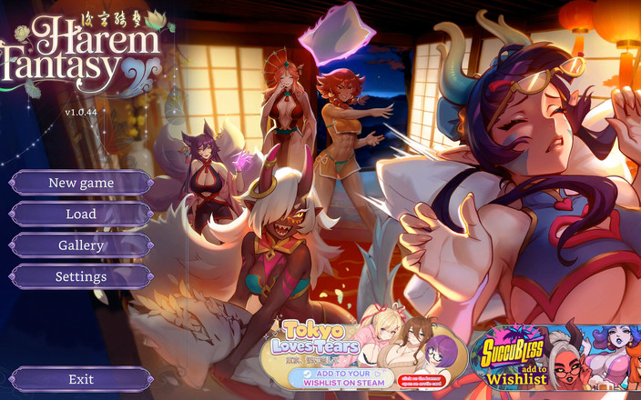 Adult Games by Andrae: Ep1: Harém Fantasy (gameplay)