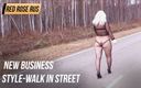 Red rose rus: New business style-walk in street