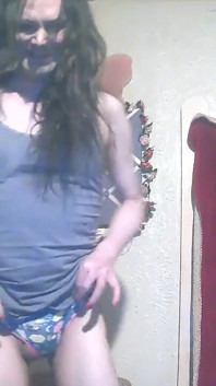 Silly Millie Tries on Panties for You