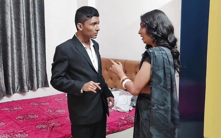 Bollywood porn: Esposa dominada marido por grampo e vibrador, por fim marido...