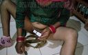 Desi Verse Studios: Indyjski nastolatka golenie cipki