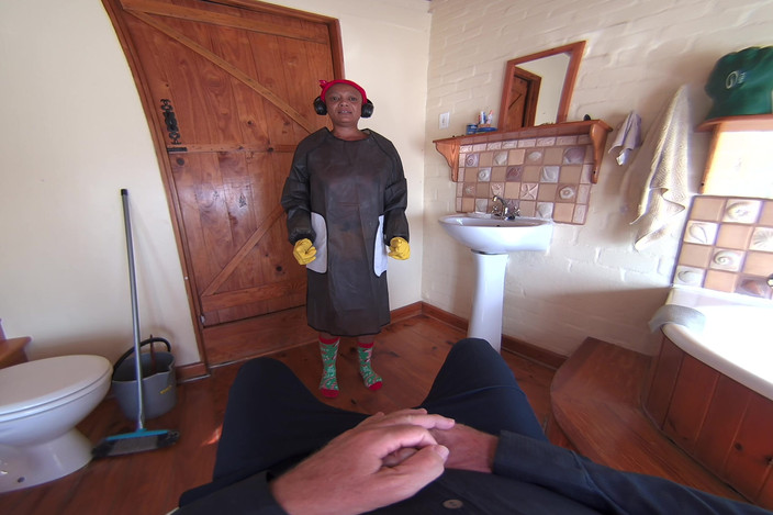 April VR Productions: 자지 클리너 - April 프로덕션 VR