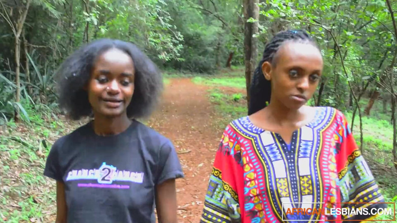 African Lesbians: Amateur African Ebony Lesbians Eating Pussy and Squirting!