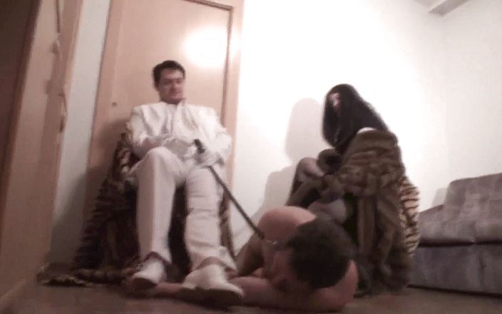 Femdom Austria: Sub Dude Gets Whipped by a Nasty Couple