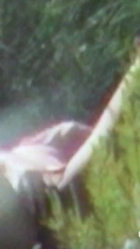 Amateur in the nude sunbath covered