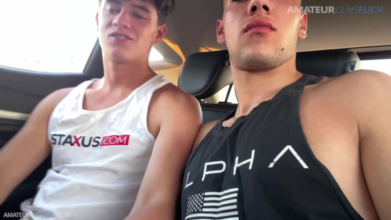 Amateur Guys Fuck: Agf:: Guarda come faccio un succhio al mio amico nell'Uber!