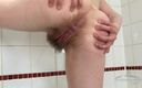 ATK Hairy: Lizzie Tripp gets wet and clean in her bathtub, playing...