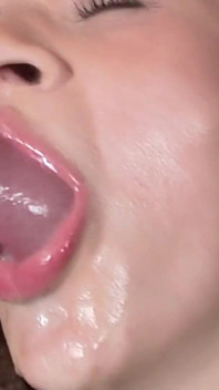 Better Twice Scene-4_slim Brunette Any Enjoys a Double Facial in Threesome