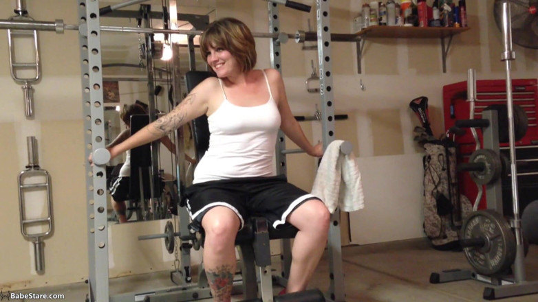 Babe Stare: Misty works out and works you out
