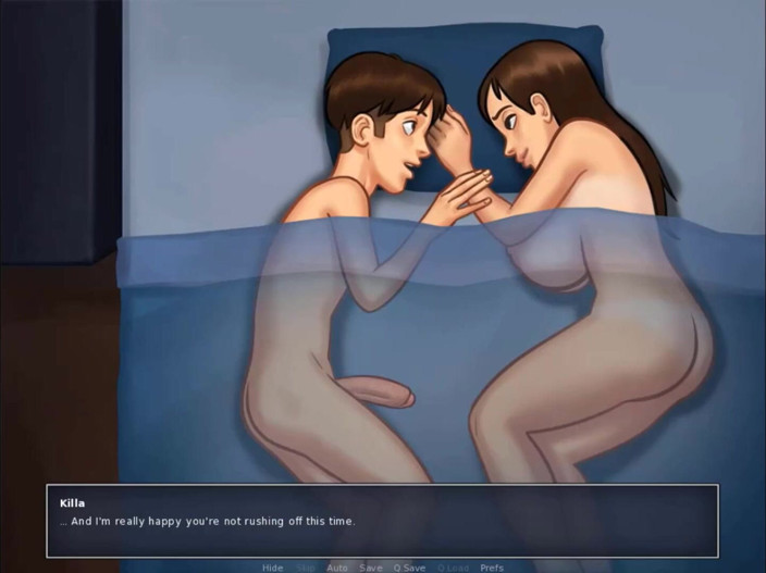 Cartoon Play: Summertime saga part 84 - bed quickly and fuck me boy