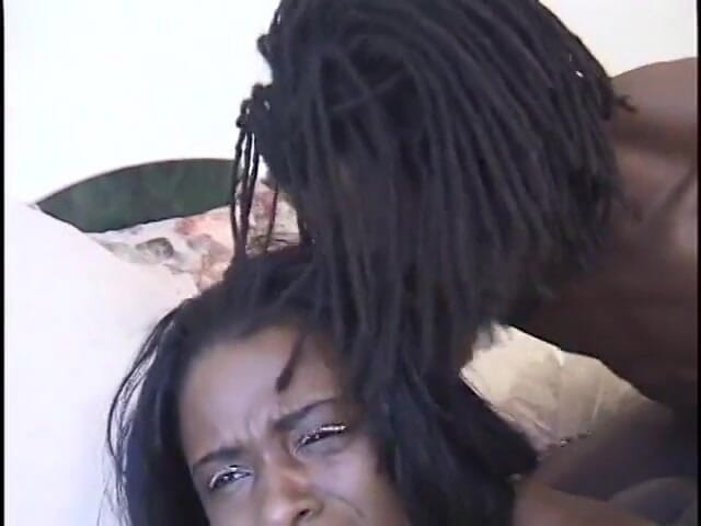 Porncentro: Hot black babe gives head before getting anal and cunt...