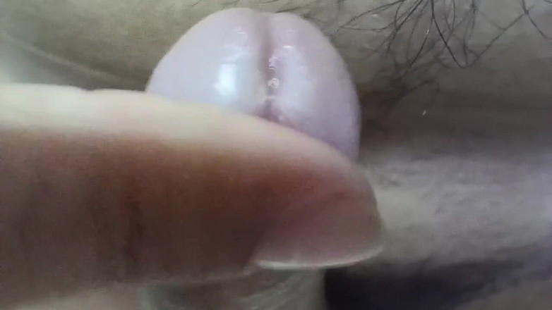 XxyTherry: Huge Edging Cumshot. Close up Frenulum Play Cumshot