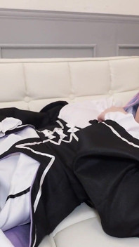 Slutty Maid Miu Akino Has a Clit Orgasm