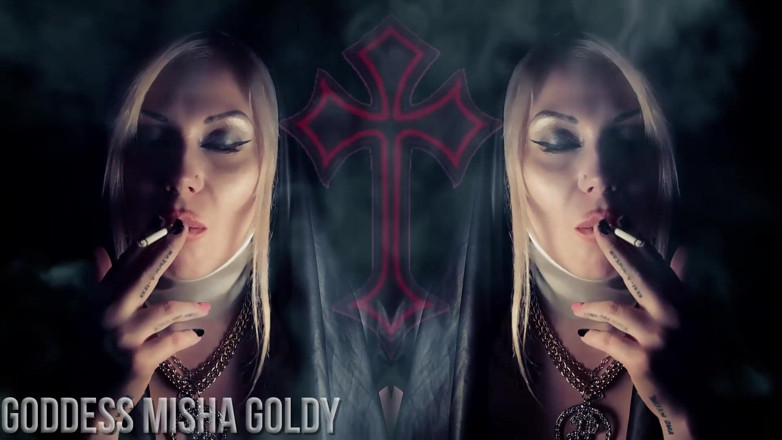 Goddess Misha Goldy: 내가 딸딸이 할 이유가 있다면 당신은 지옥에있을 것입니다