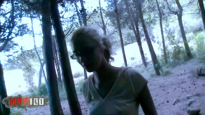 MMM100: Starla-candy Beautiful French Blonde Starla Candy Pees in the Woods...