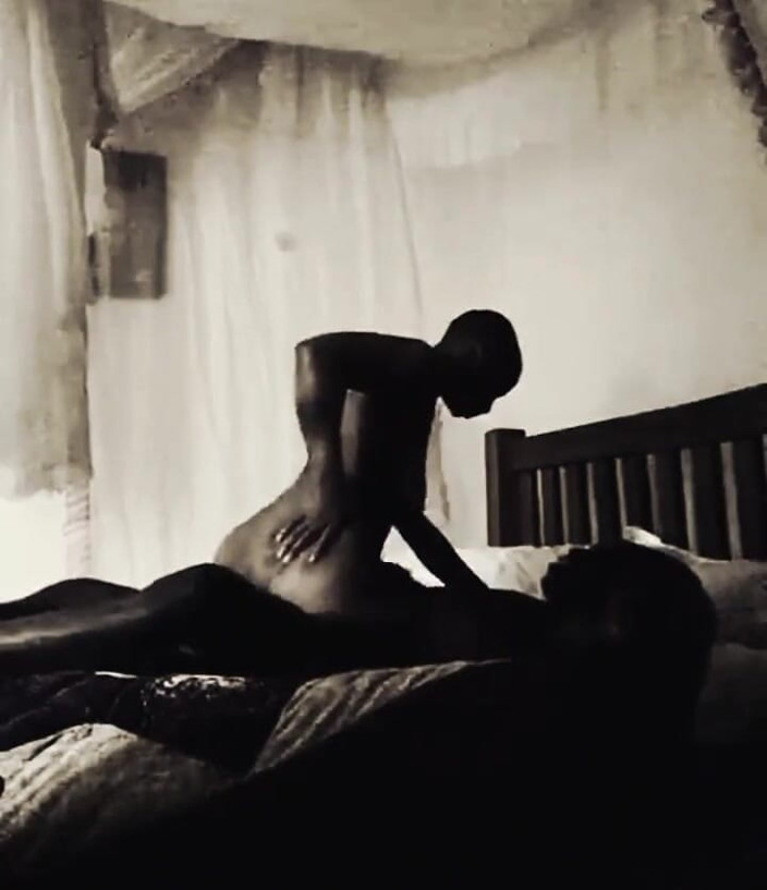 Dzaddy long strokes: Black Step Mom Rides Step Son's Big Black Cock - 2