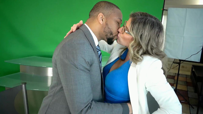 1111CustomsXXX: News Anchor Cory Chase Fucks Co Anchor John Legendary