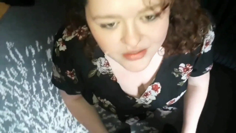 Real homemade BBW BBC porn: Youngenglishbbw - Sucking fucking BBC Nata4sex creaming on his hard cock