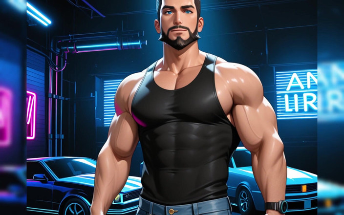 Erotic Man: Uomini muscolosi caldi - ai porno