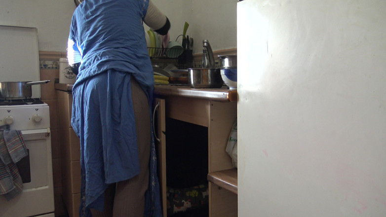 Souzan Halabi: Anal Intercourse with a Turkish Cleaning Lady in Germany. Kitchen...
