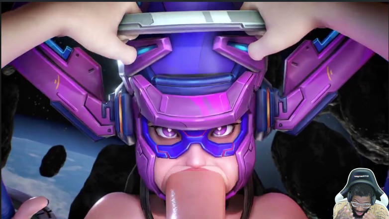 Good news media: Sombra观看寻欢洞深喉口交，秃头阴户娜塔操逼，巨大的第一人称视角加拉克塔脸操逼